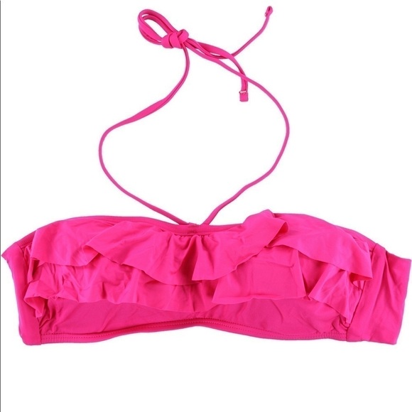 NWT Kenneth Cole Reaction Bright Pink Bandeau - Picture 1 of 6